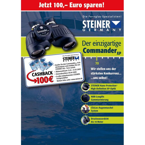 Steiner Fernglas Commander XP 7x50 mit Kompass