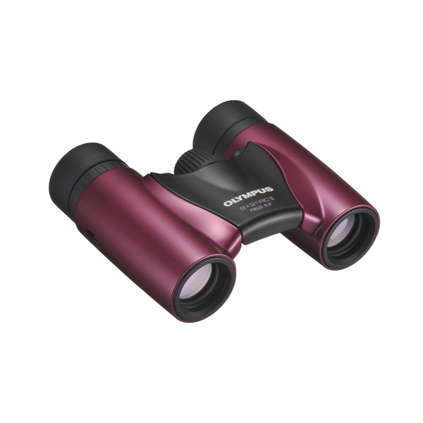 Olympus 8x21 RC II Slim binoculars, magenta, incl. case