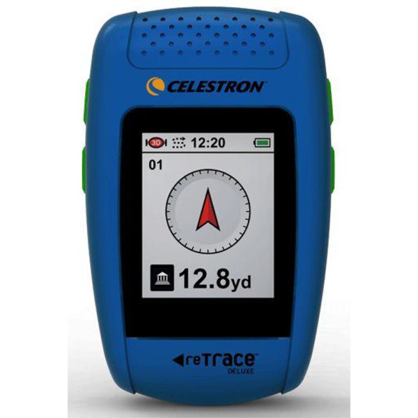 Celestron reTrace deluxe GPS tracker incl. digital compass, blue