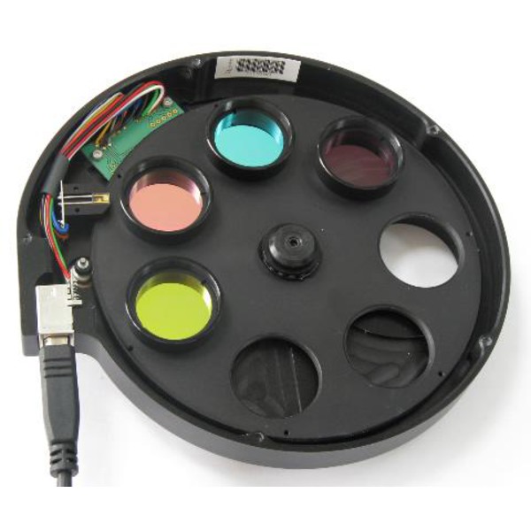 i-Nova Motorised 1.25" filter wheel with LRGB filter set and C-Mount adapter
