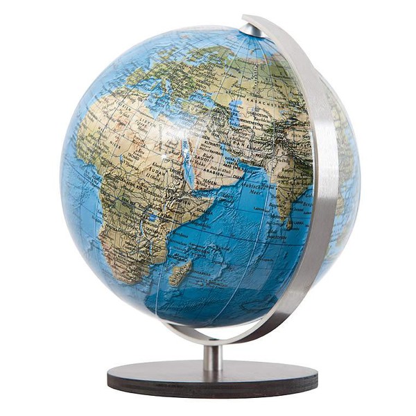 Columbus Mini globe Duorama 12cm dark wood base