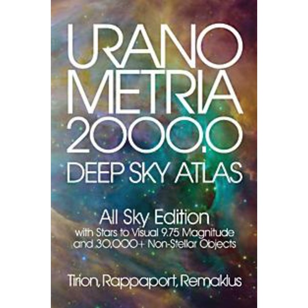 Willmann-Bell Atlas Uranometria 2000.0 Deep Sky Atlas All Sky Edition