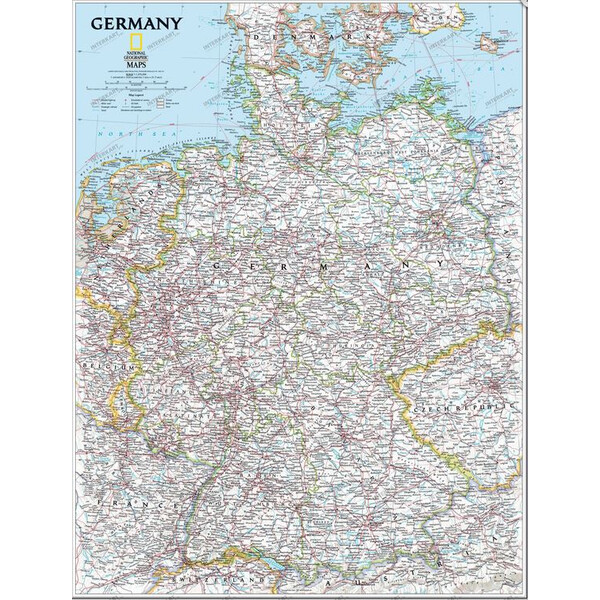 National Geographic Germany map