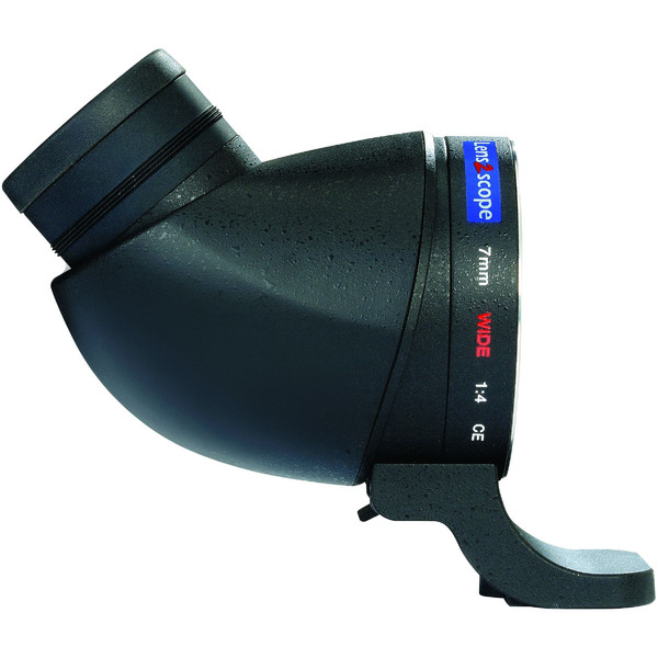 Lens2scope , 7mm wide angle, for Pentax K lenses, black, angled eyepiece