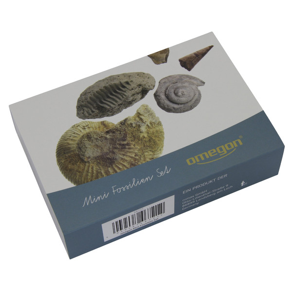 Omegon StereoView, 80X LED microscope, with fossil set