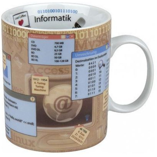 Könitz Cup Mugs of Knowledge Computer Science