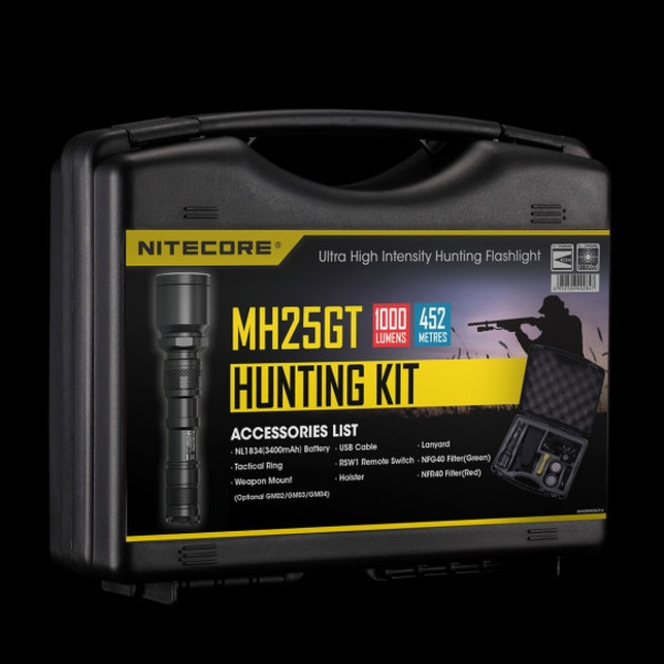 Nitecore MH25 GT hunting torch set