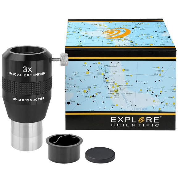 Explore Scientific Barlow Lens Focal Extender 3x 1,25"