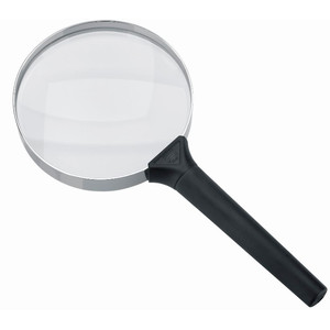 Schweizer Magnifying glass Handlupe Basic-Line CLASSIC, 4D/2x/Ø100mm, bikonvex