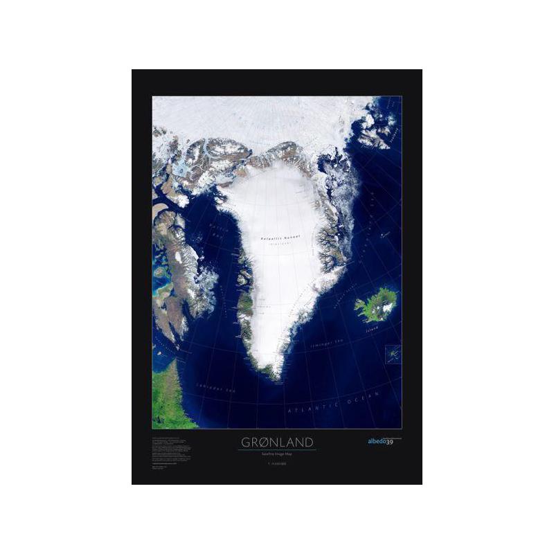 albedo 39 Map Greenland