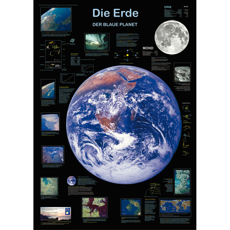Planet Poster Editions Poster The Earth - The Blue Planet