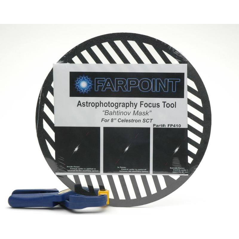 Farpoint Bahtinov focus mask for 8" Celestron SC telescopes