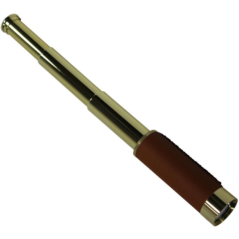 Omegon Pocket Telescope, chrome plated copper, 25x30