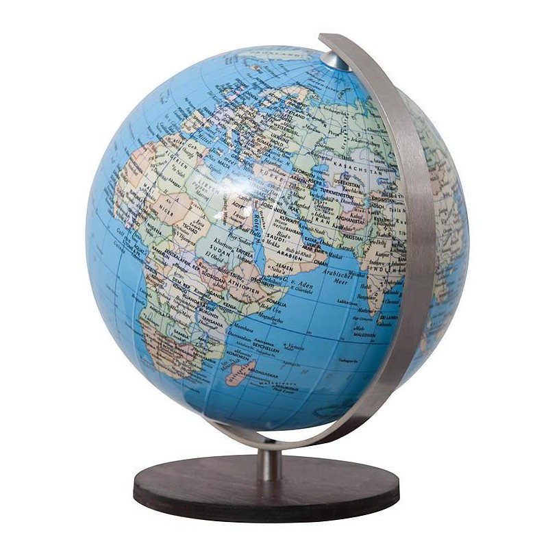 Columbus Mini globe Duo Makassar wood 12cm