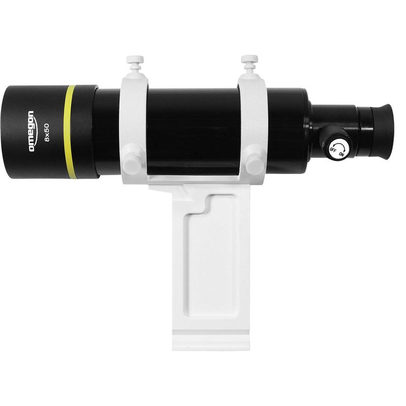 Omegon 8x50 finder scope, illuminated