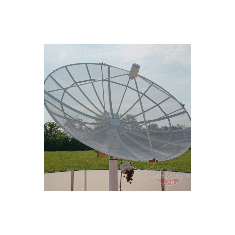 PrimaLuceLab Spider 230 radio telescope, with EQ-6 mount and pier
