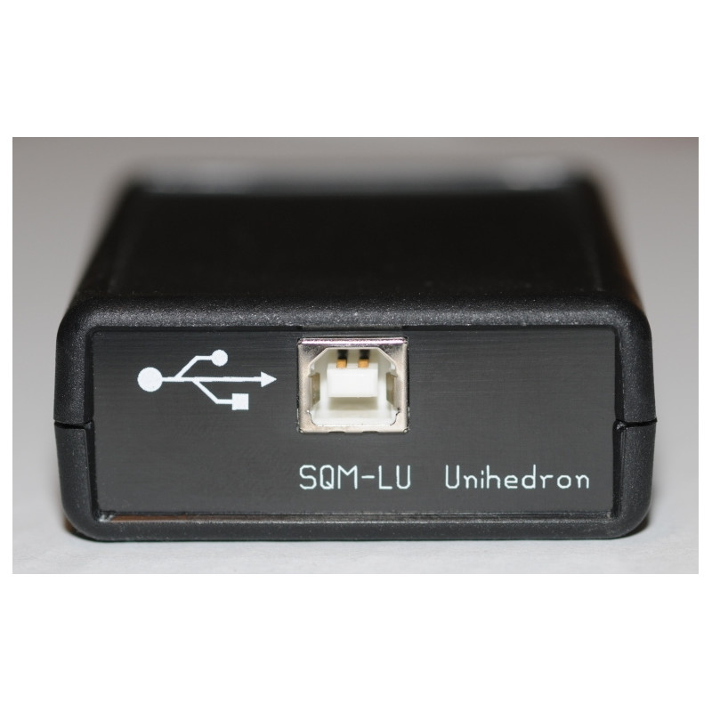 Unihedron Photometer SQM sky quality meter with lens and USB connector