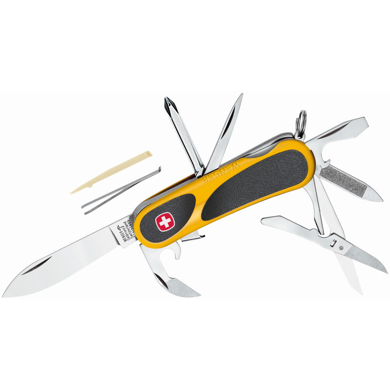 Wenger Knives EvoGrip yellow swiss army knife, 17747