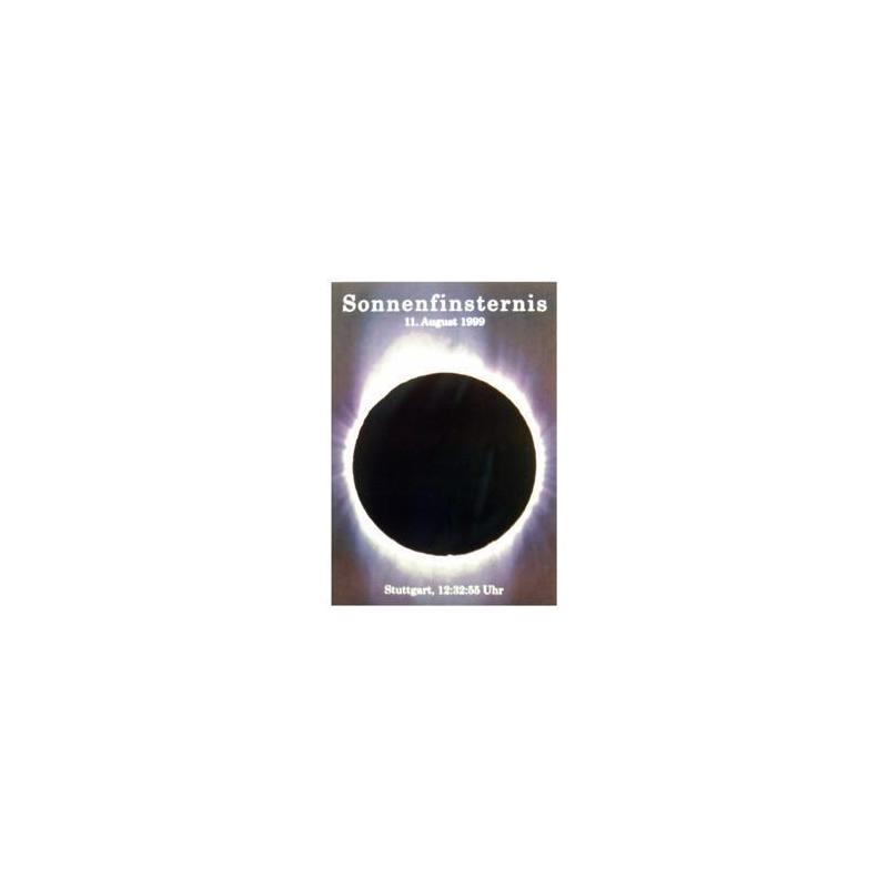 Poster Solar eclipse Stuttgart 11 August 1999