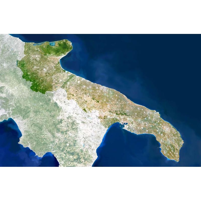 Planet Observer Regional map region Puglia