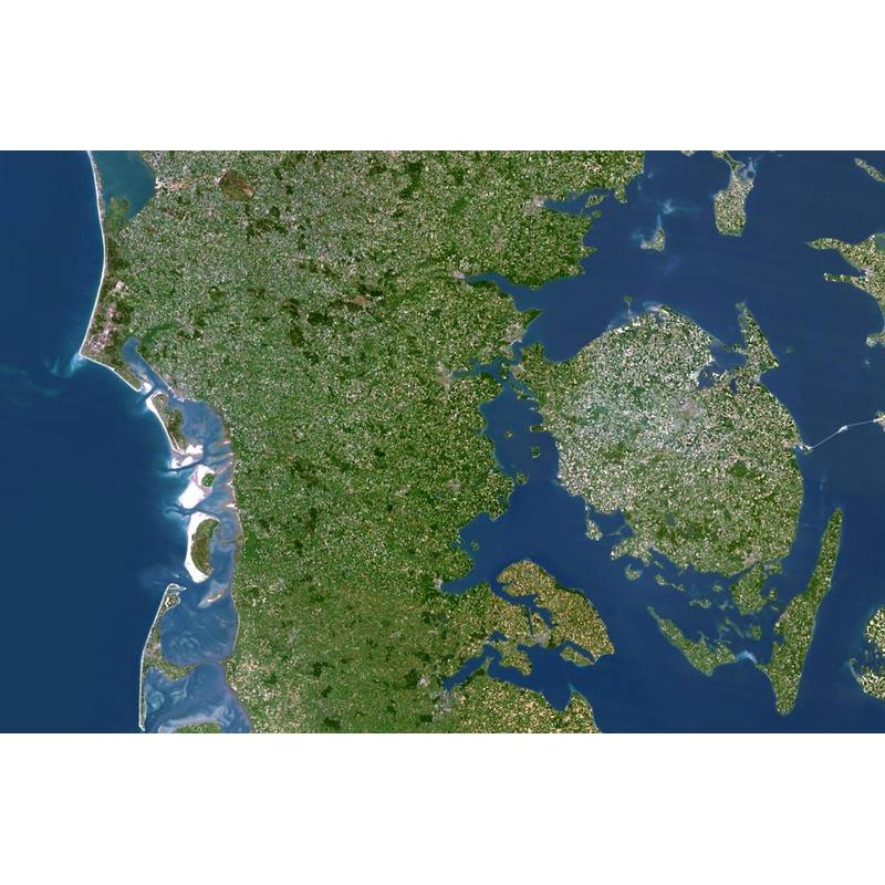 Planet Observer Regional map region south Jutland and Fyn