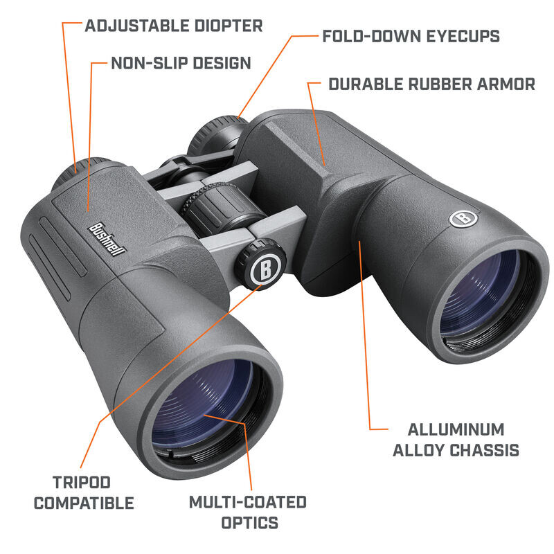 Bushnell Binoculars Powerview 2.0 20x50 Aluminum, MC