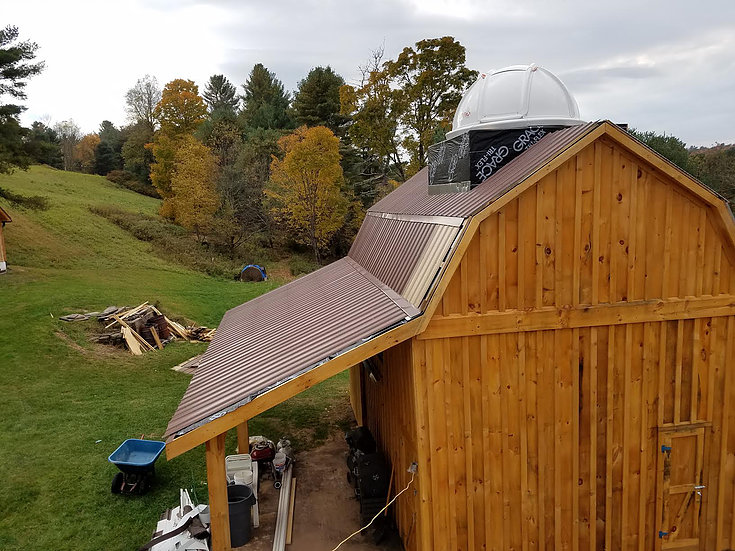 The NexDome observatory dome as a roof observatory