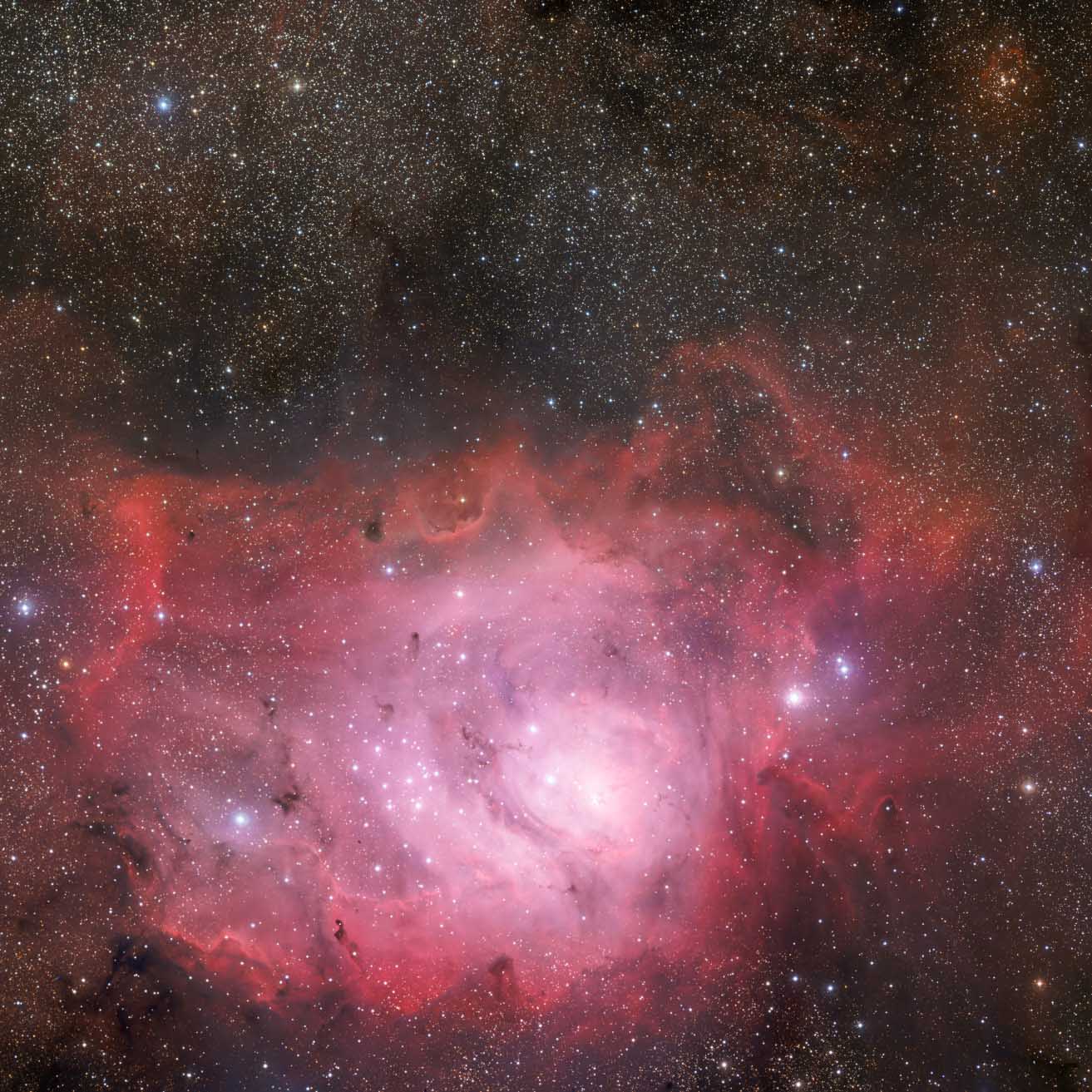 The Lagoon Nebula M8