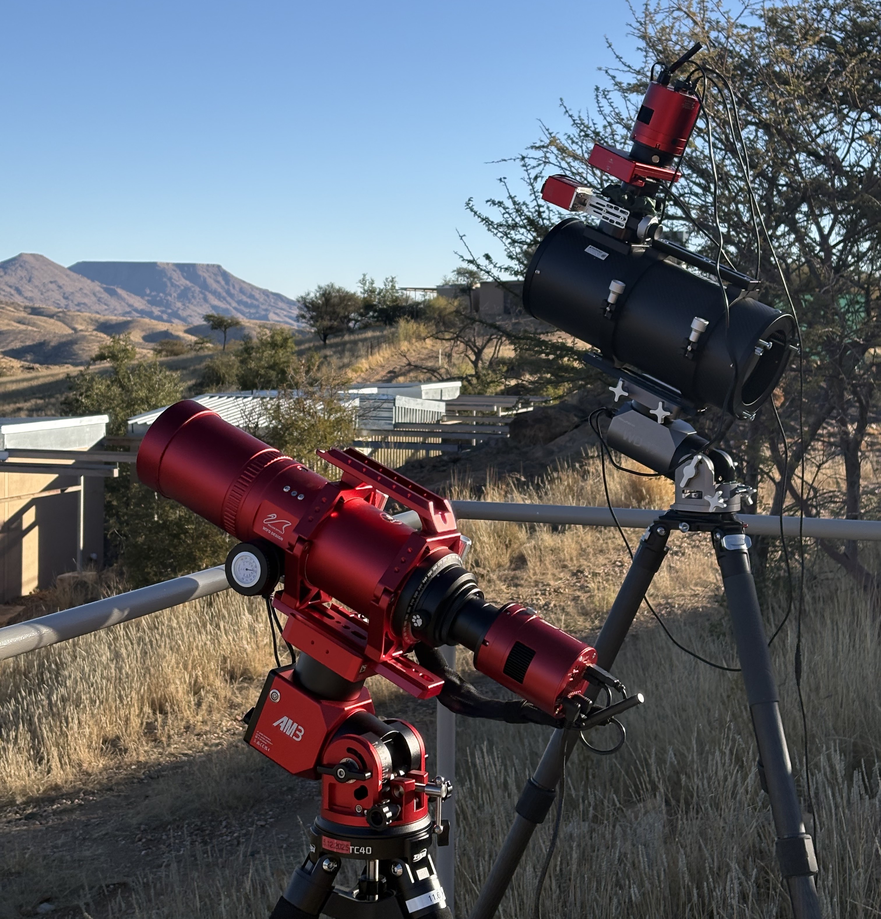 I took the following equipment with me to Namibia: