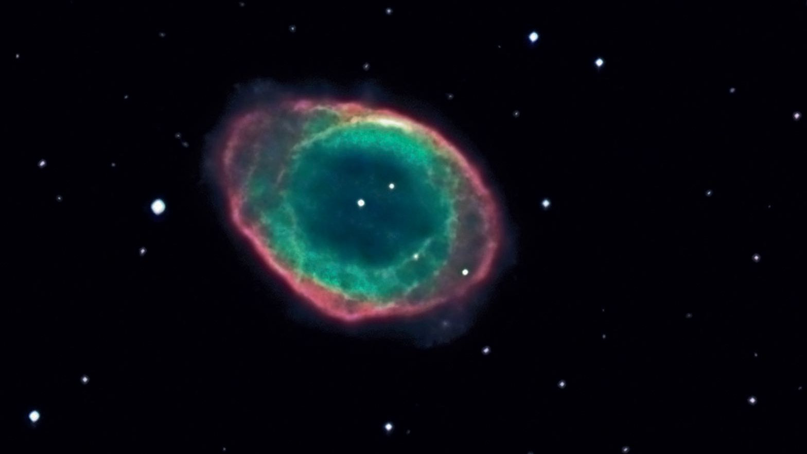 The Ring Nebula in the constellation of Lyra. Sebastian Voltmer / CCD Guide