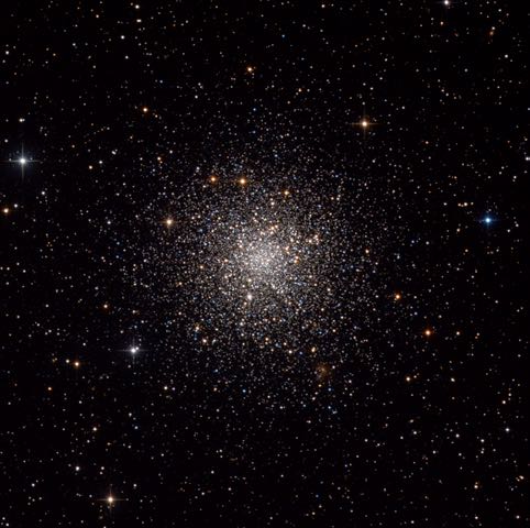Globular cluster M12 is located not far from M10 in the night sky. Bernhard Hubl/CCD Guide