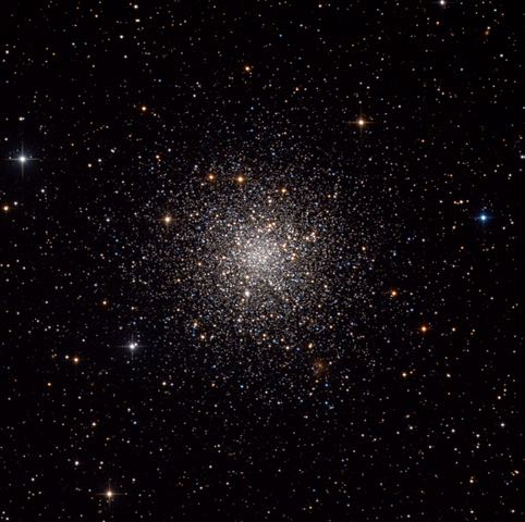 Globular cluster M12 is located not far from M10 in the night sky. Bernhard Hubl/CCD Guide