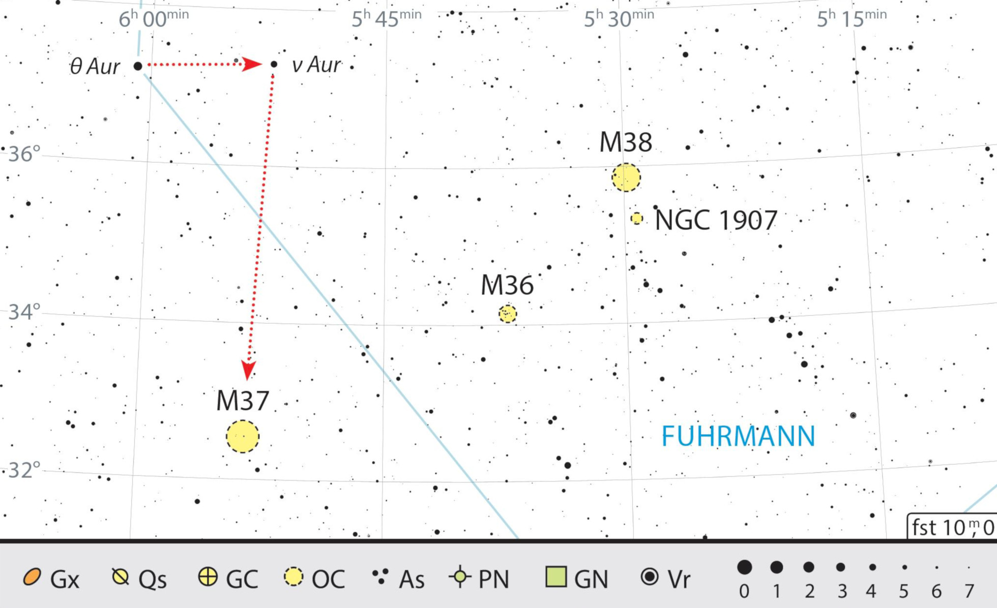 Finding chart for M37. J. Scholten