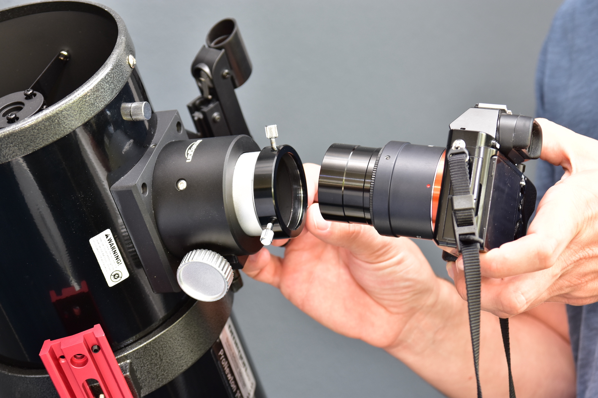 Connecting a camera to a telescope – here's how to do it