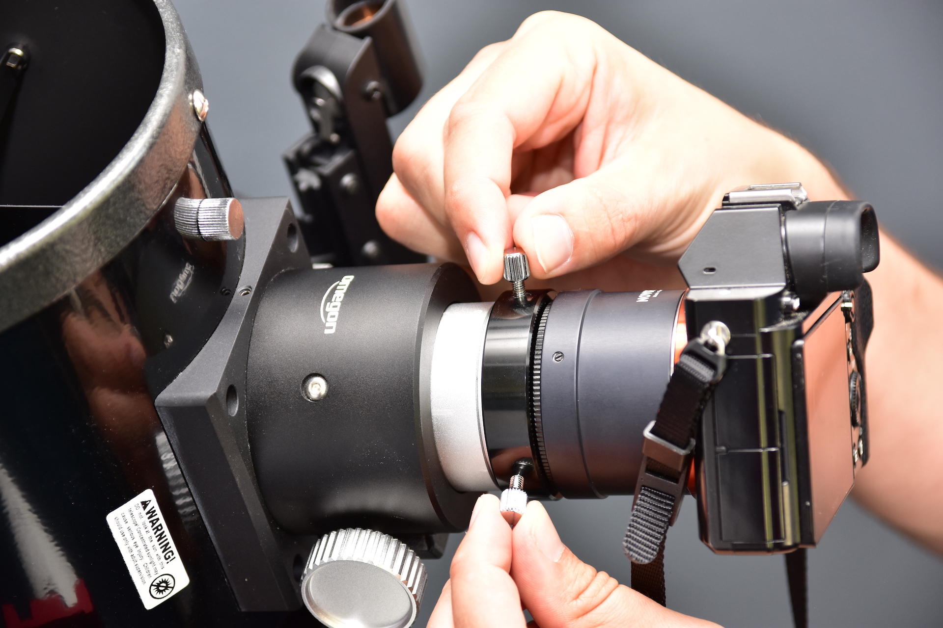 Connecting a camera to a telescope – here's how to do it