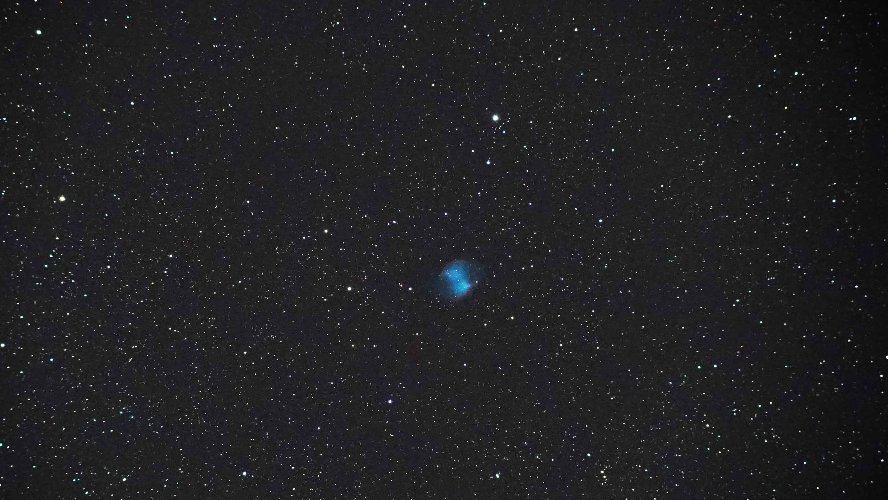 The Dumbbell Nebula M27 in constellation Vulpecula. Photo: Marcus Schenk
