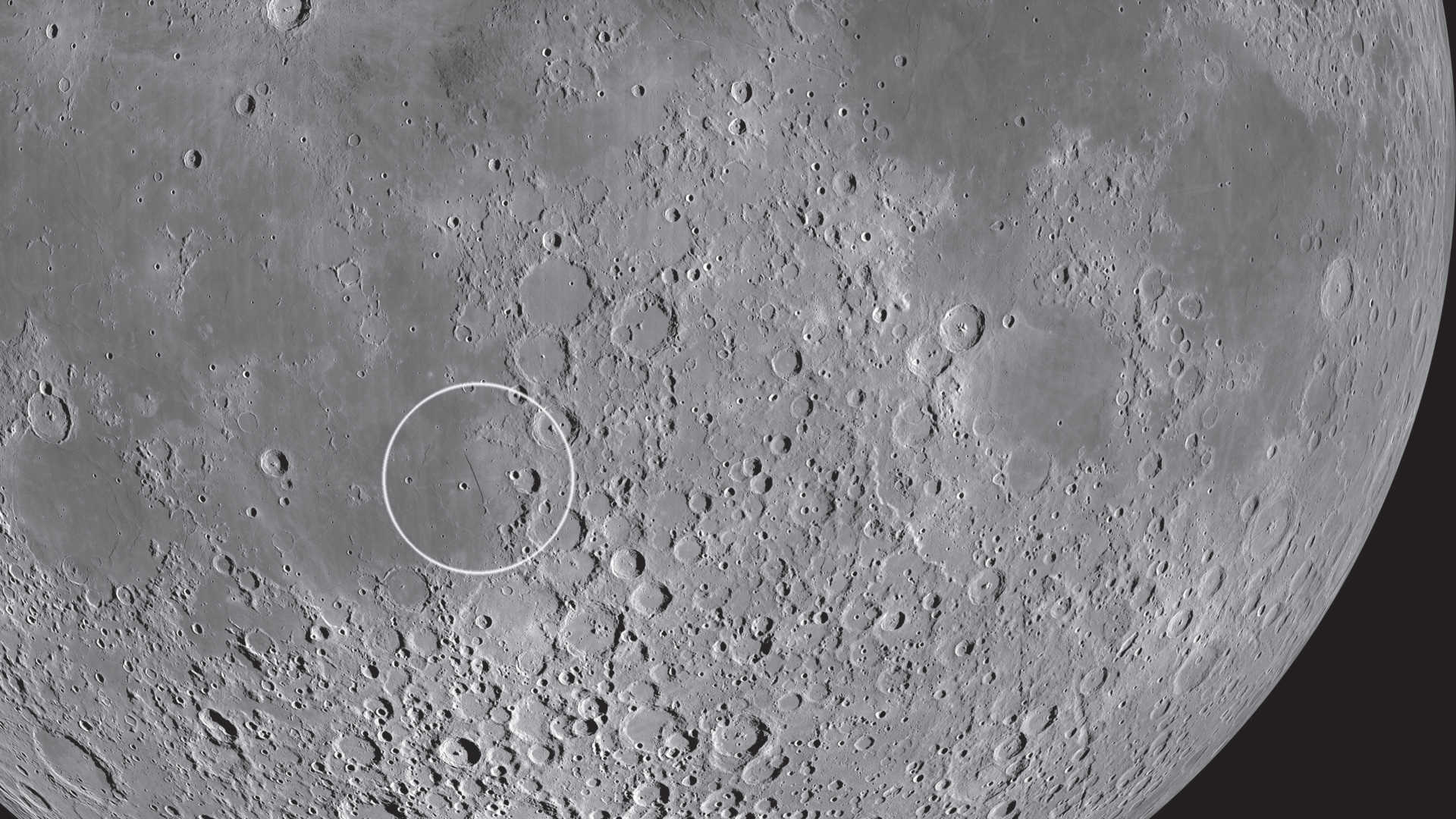 Rupes Recta and a sword on the Moon