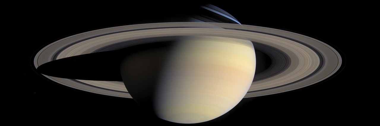 Planet Saturn Ringe Gross