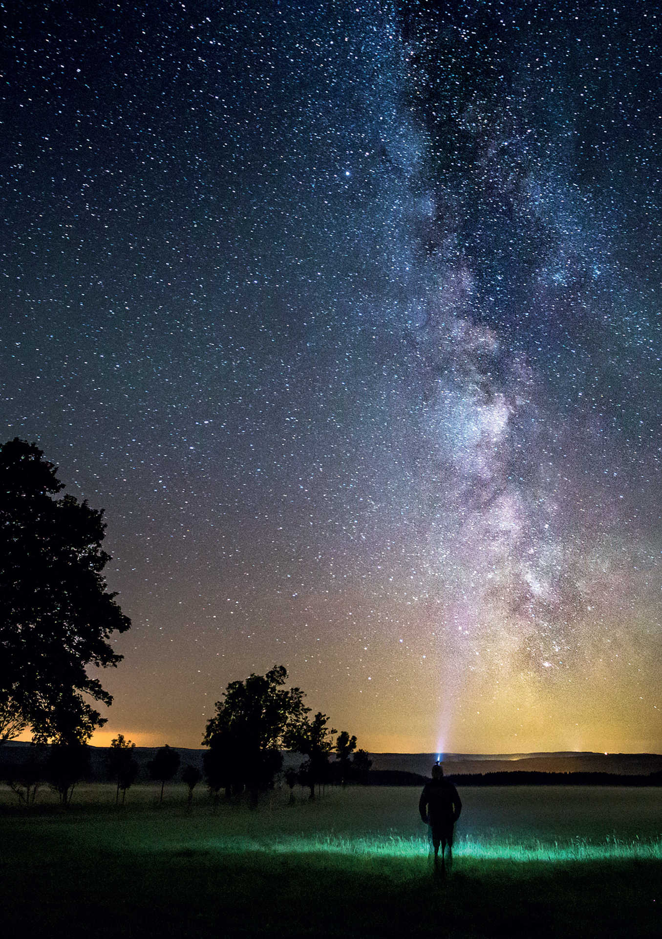 Observing the Milky Way is always a spell-binding experience. Towards the centre, it appears especially bright. Oliver Henze