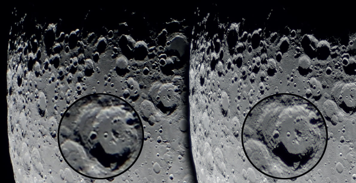 The JPG single image (left) disappoints when it comes to fine detail. The result of the optimised workflow with significantly improved sharpness is shown on the right. M. Weigand