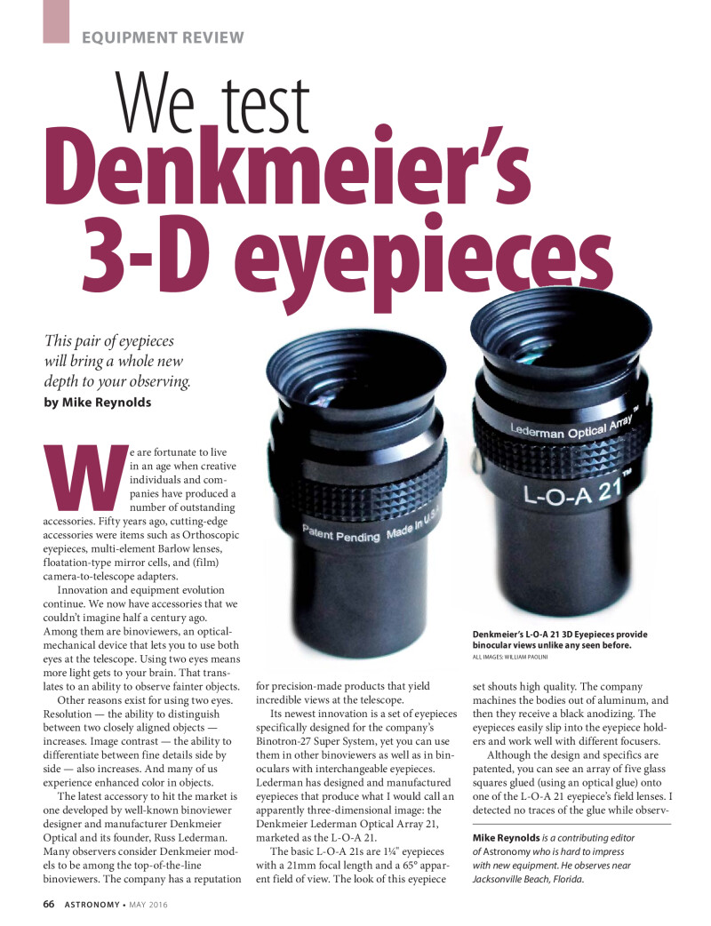 Denkmeyer 3D eyepieces