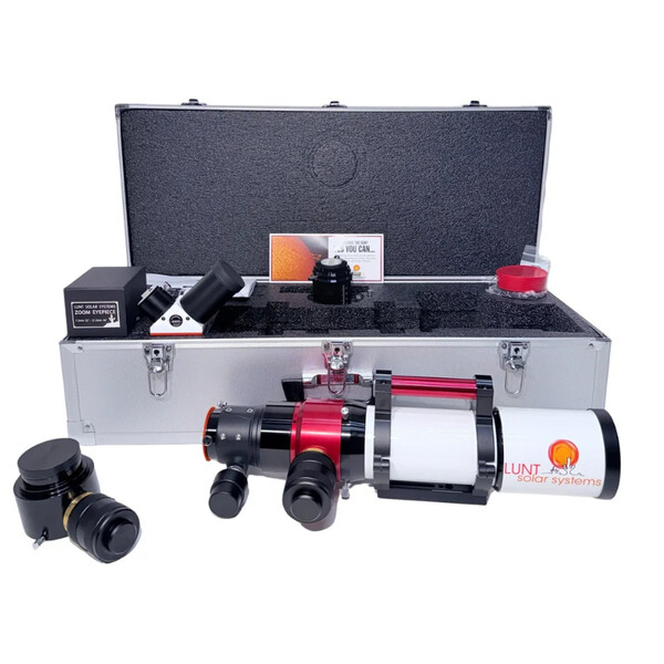 Lunt Solar Systems Solar telescope ST 80/560 LS80MT Ha B1800 PT DS Premium Kit
