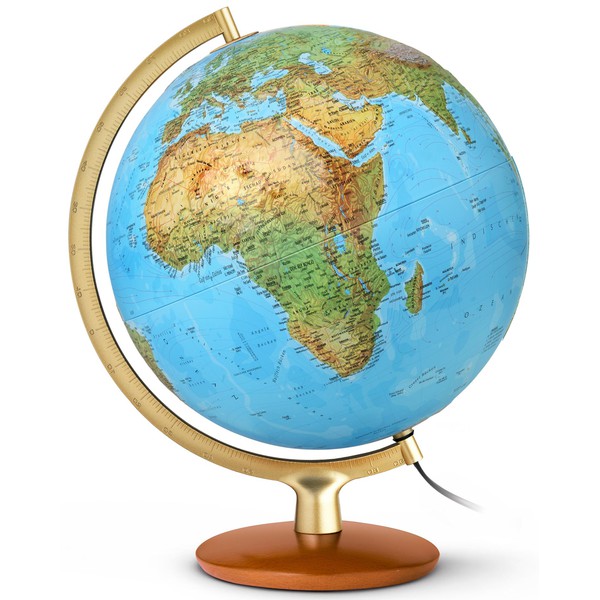 Räthgloben 1917 Raised relief globe FR 30 15
