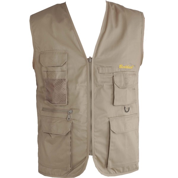 Berlebach Photo waistcoat, beige, Grïoesse XL