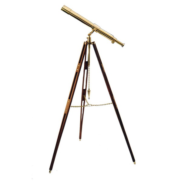 The Glass Eye Cape Cod Brass Tripod made of Mahagoni