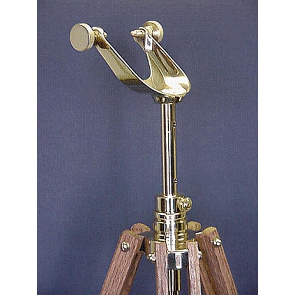 The Glass Eye Cape Cod Brass Tripod made of Mahagoni