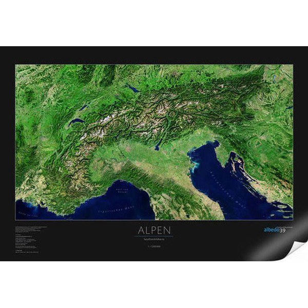 albedo 39 Regional map Alps
