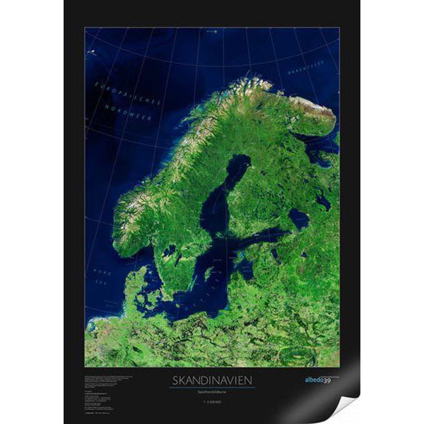 albedo 39 Regional map Scandinavia