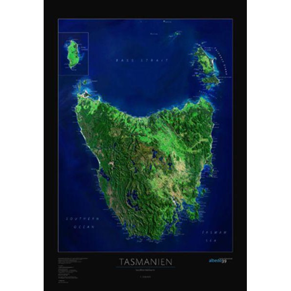 albedo 39 Map Tasmania