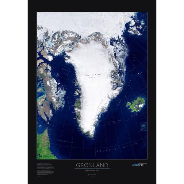 albedo 39 Map Greenland